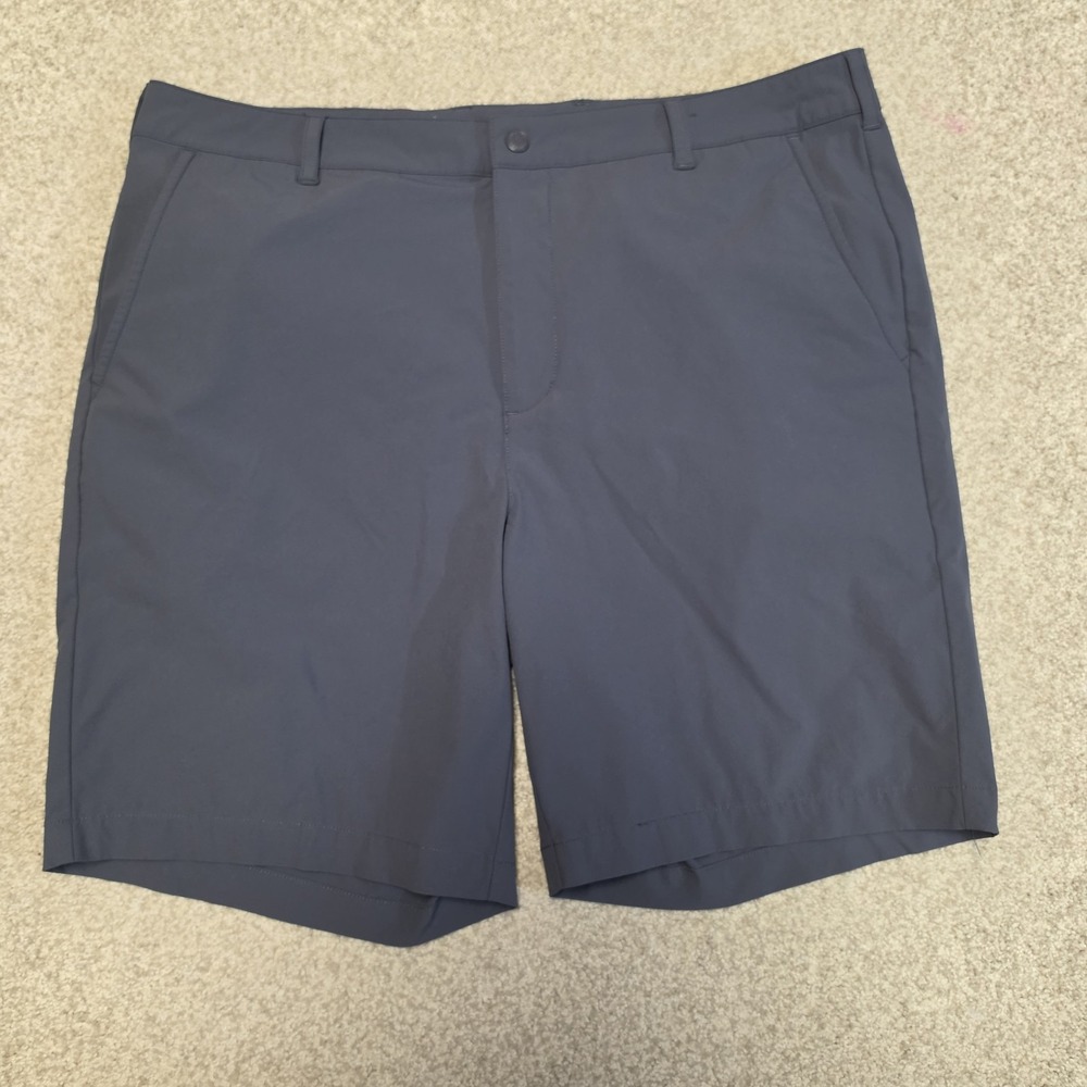 Onward Reserve Mens Performance Golf Shorts Gray Stretch Nylon Size 36 10"